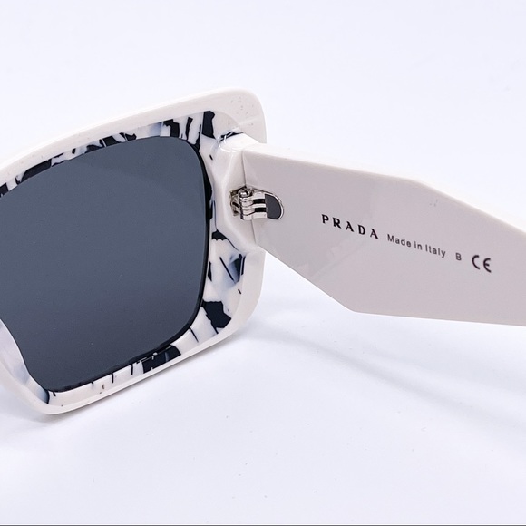 NEW PRADA PR08YSF 02V5S0 SUNGLASSES PRADA PR08YS WHITE NEW SUNGLASSES SPR 08Y - Picture 13 of 13